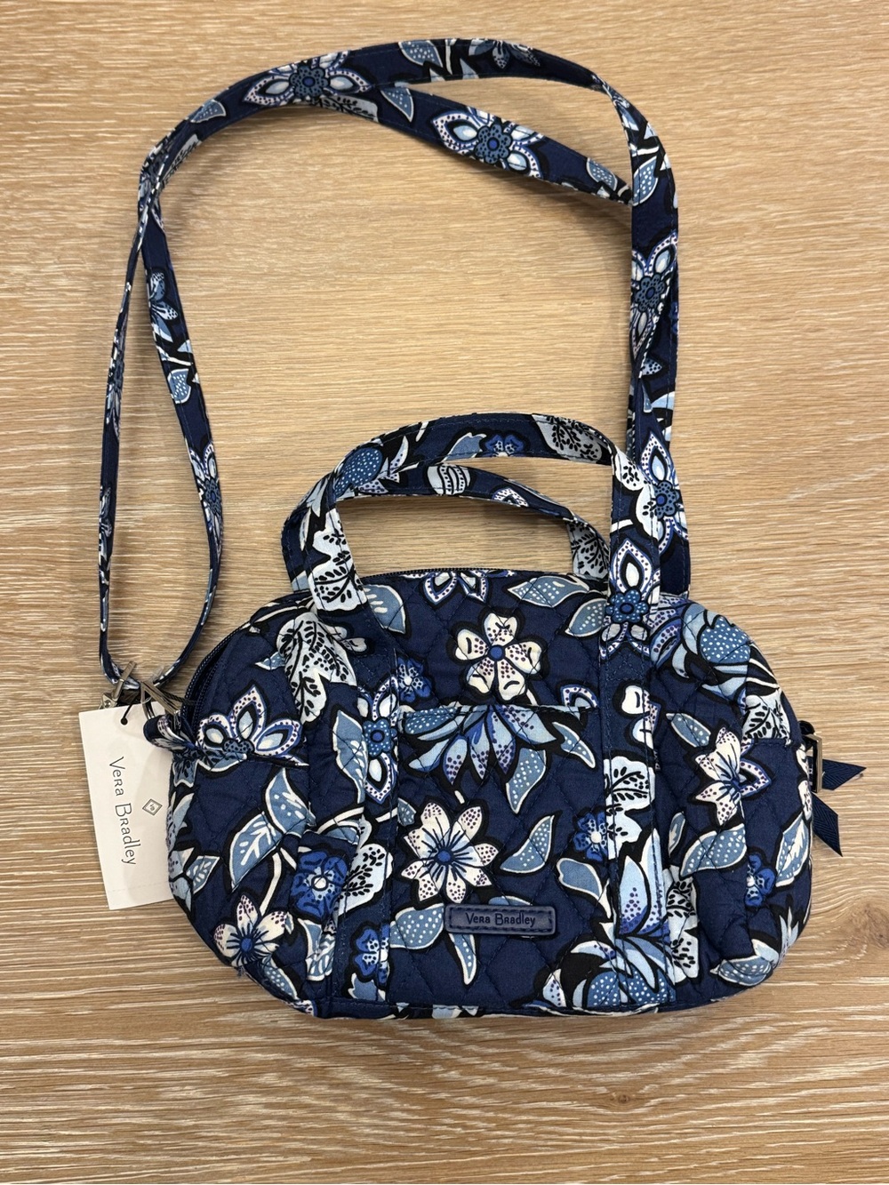 Vera Bradley “Tropics Tapestry” Mini Satchel Crossbody